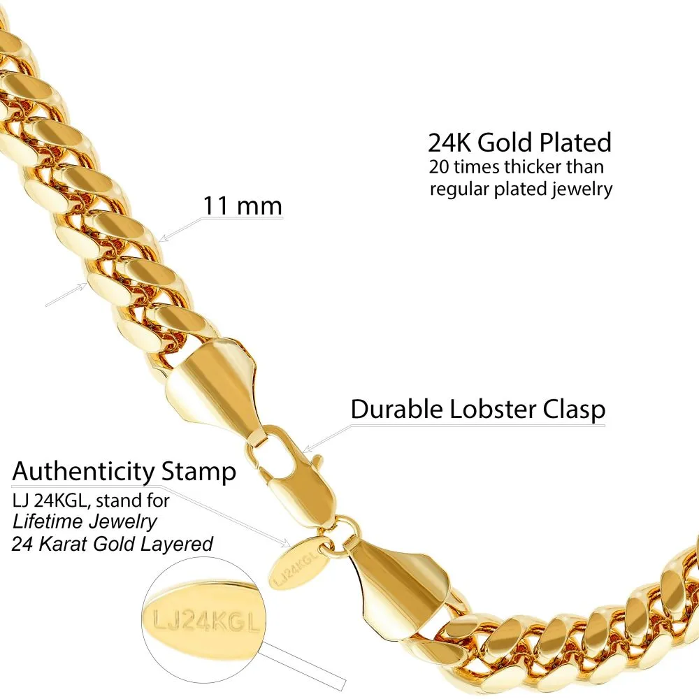 11mm Cuban Link Bracelet