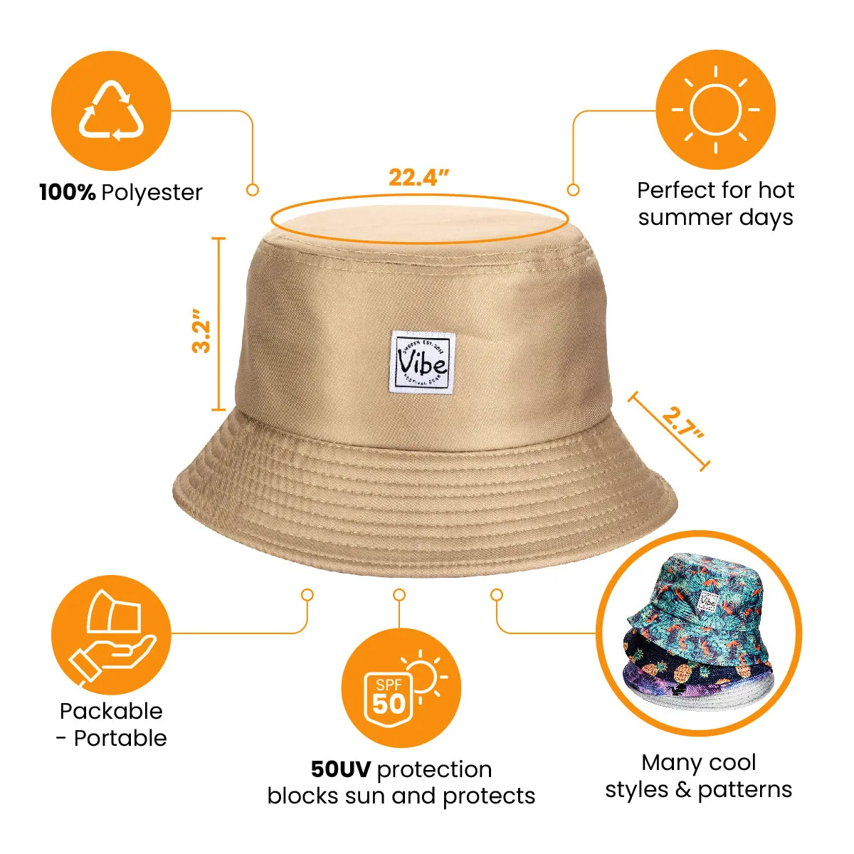 Bucket Hat - Beige