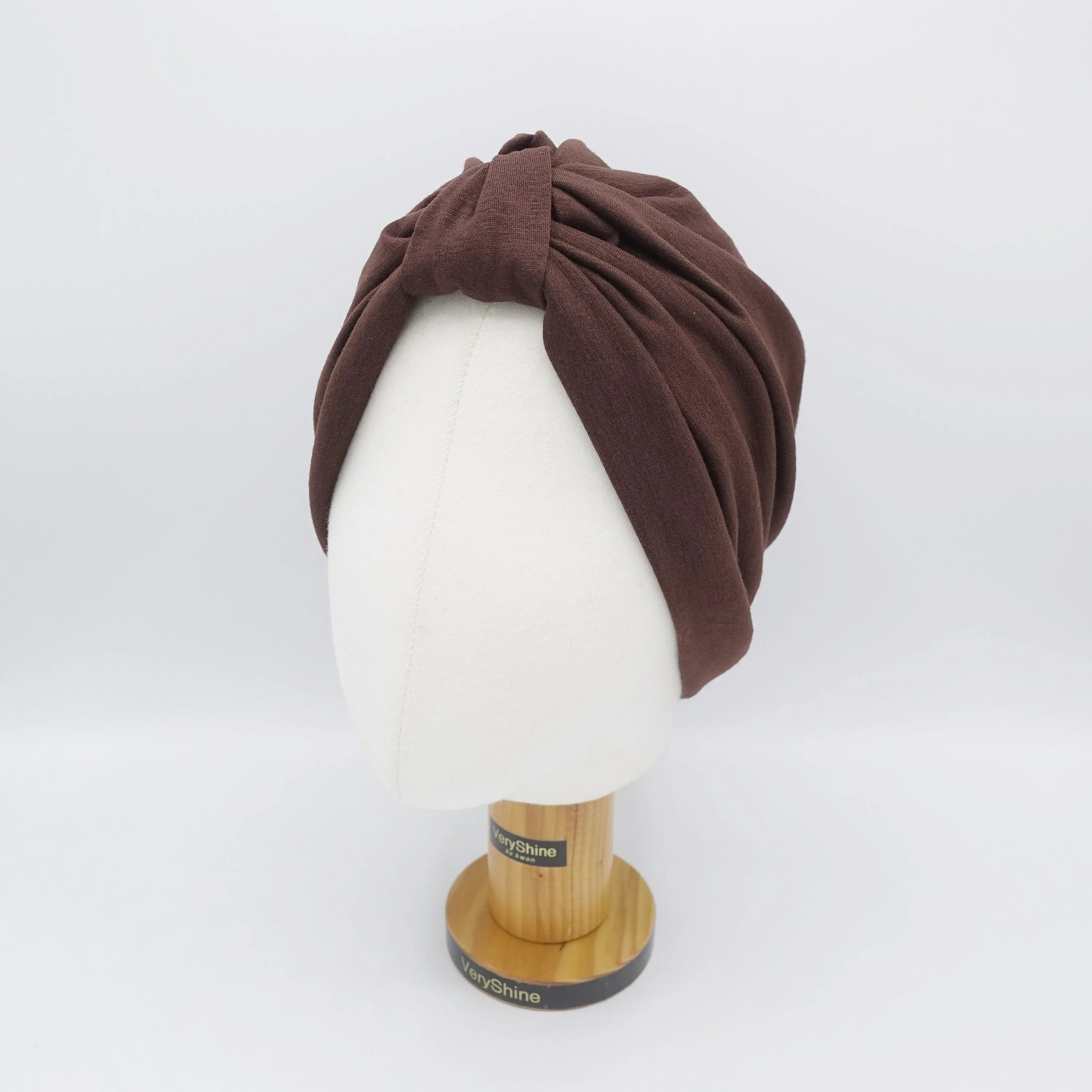 cotton pleated turban for women