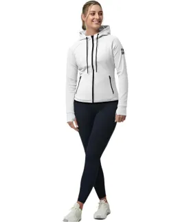 Gym Coffee Womens Chill Zip Hoodie Ultra White