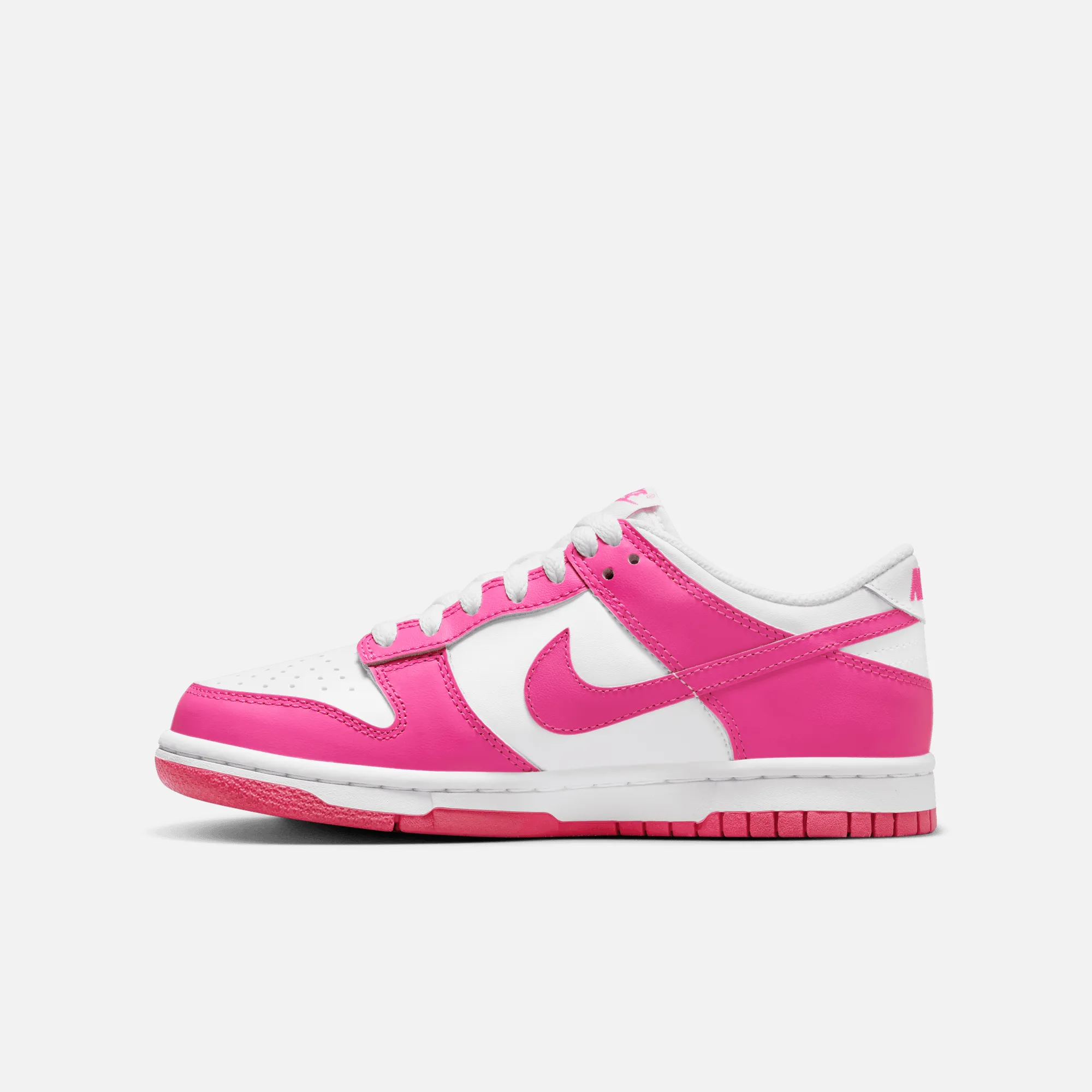 Nike Big Kids' Dunk Low Laser Fuchsia (GS)