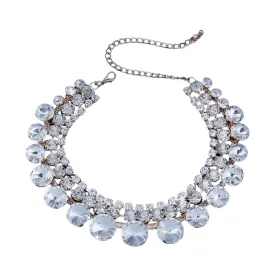 Pre Order:  Multilayer Geometric Rhinestone Choker Necklace