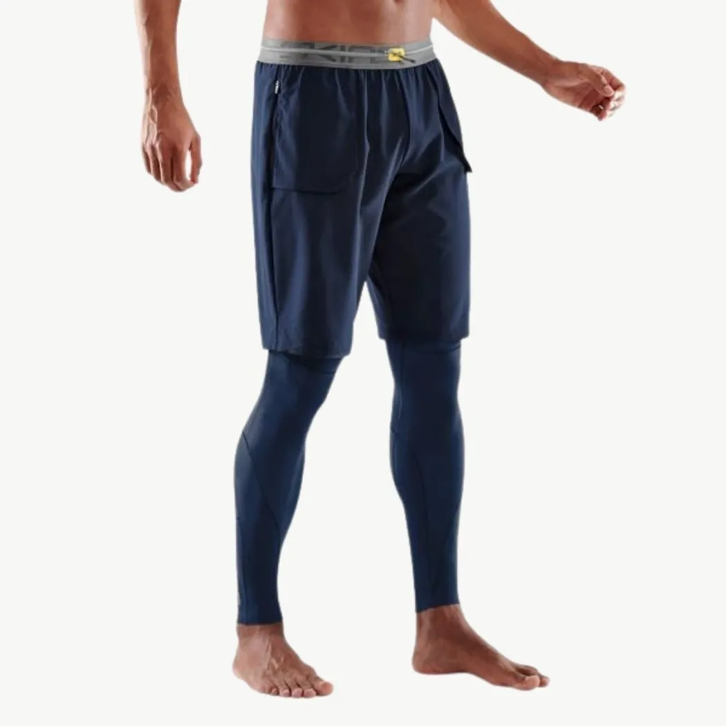 skins compression Series-5 Men's Travel and Recovery Long Tights