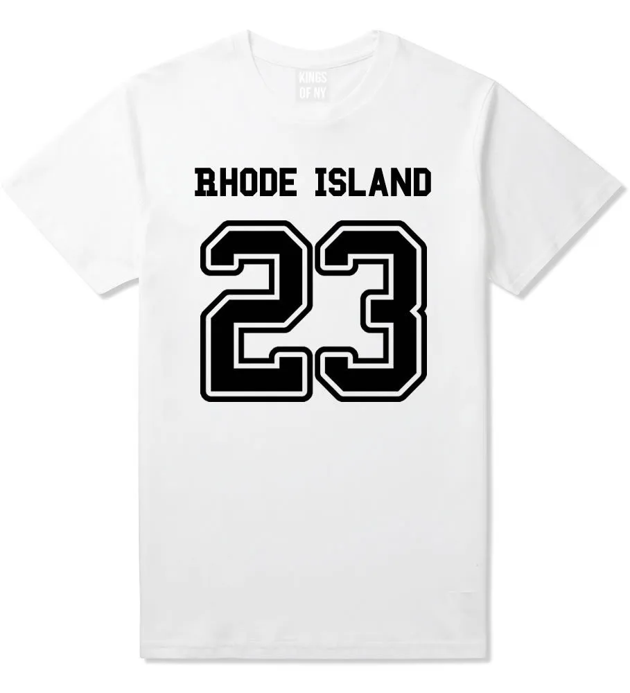 Sport Style Rhode Island 23 Team State Jersey Mens T-Shirt