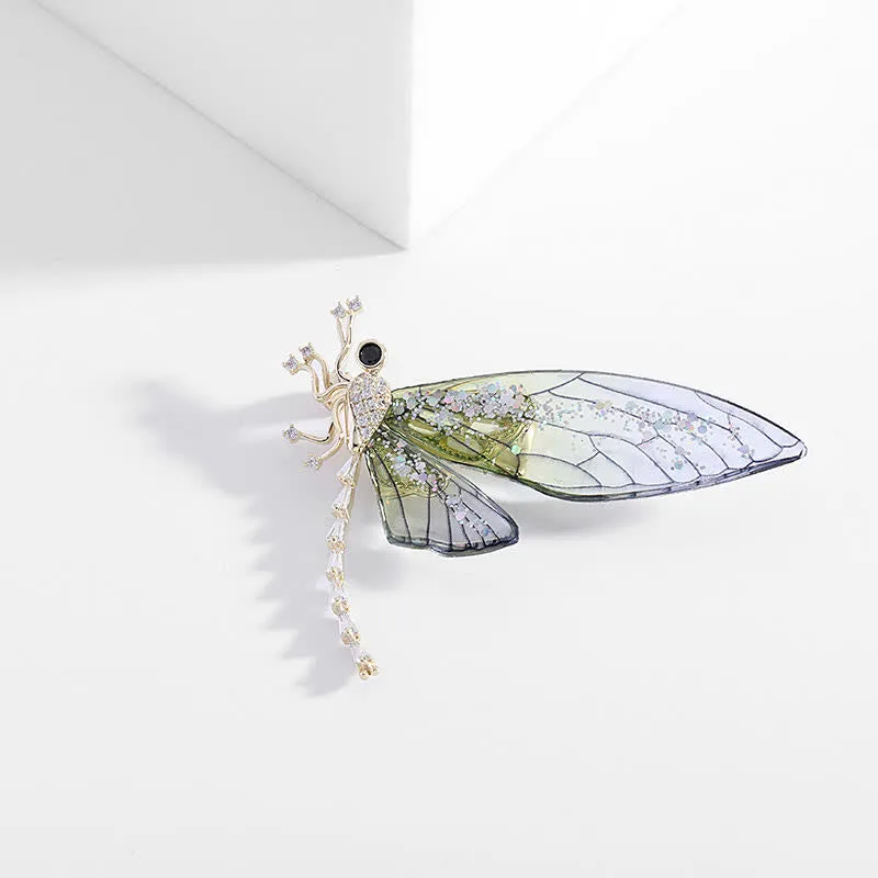 Women's Elegant Insect Dragonfly Brooch