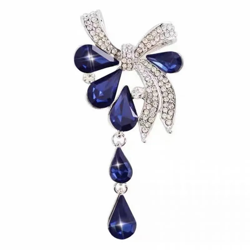 Women's Novelty Teardrop Bowknot Brooch